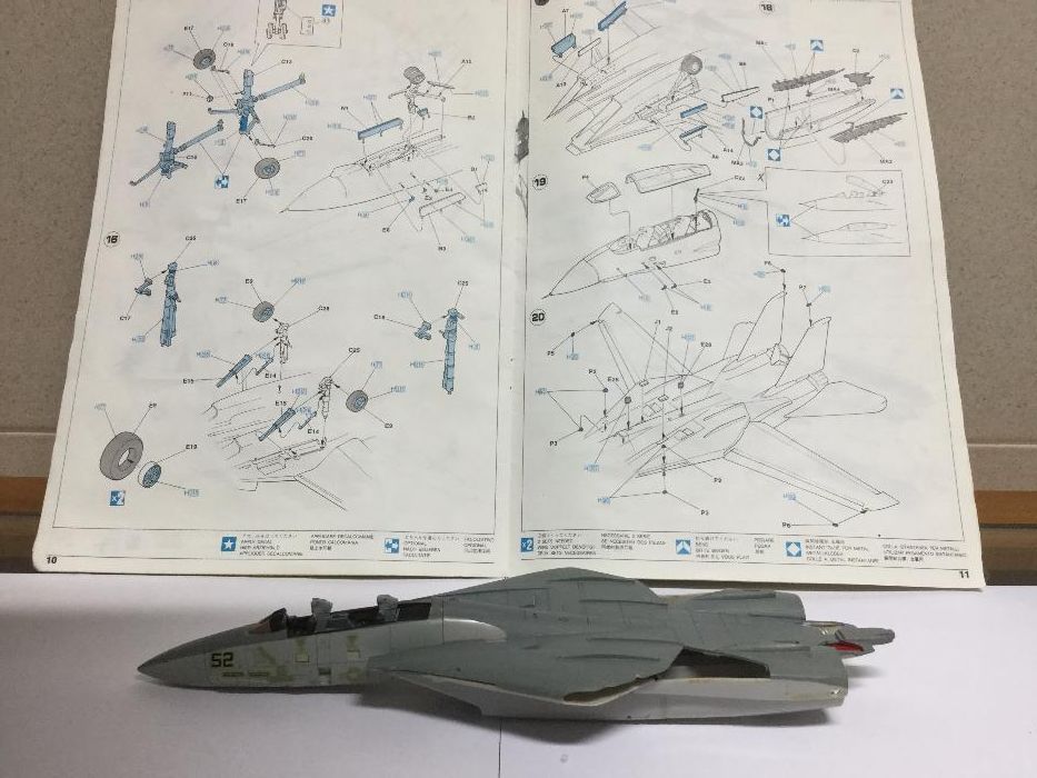 Kit Avião F-14A TomCat (USA) ESCALA 1/72