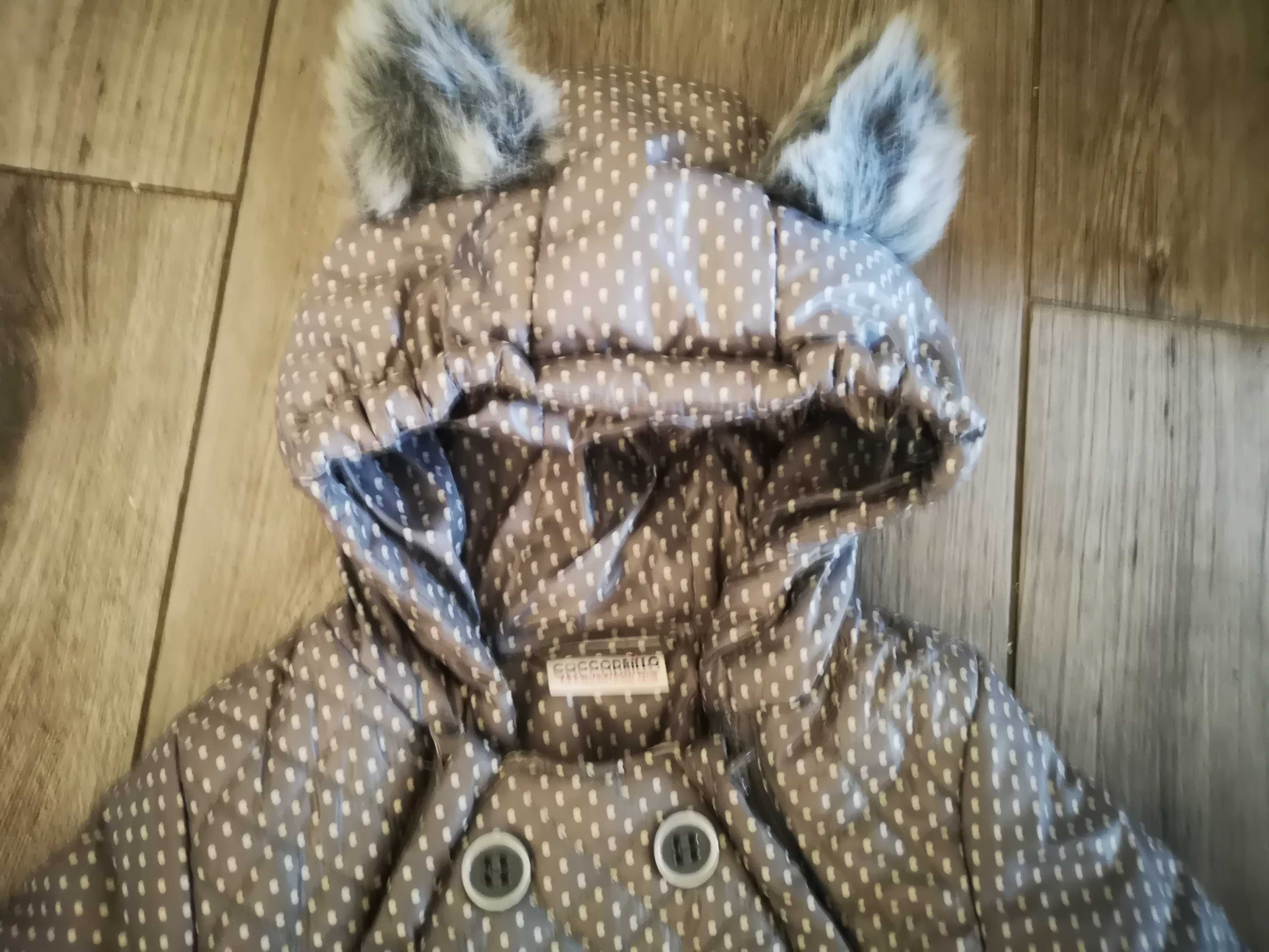 Coccodrillo- sliczny kombinezon zimowy 74 cm