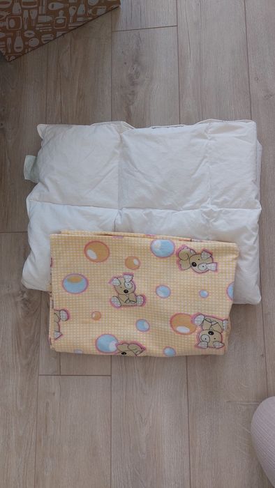 Kołdra z poszewką niemowlęca 100×80
