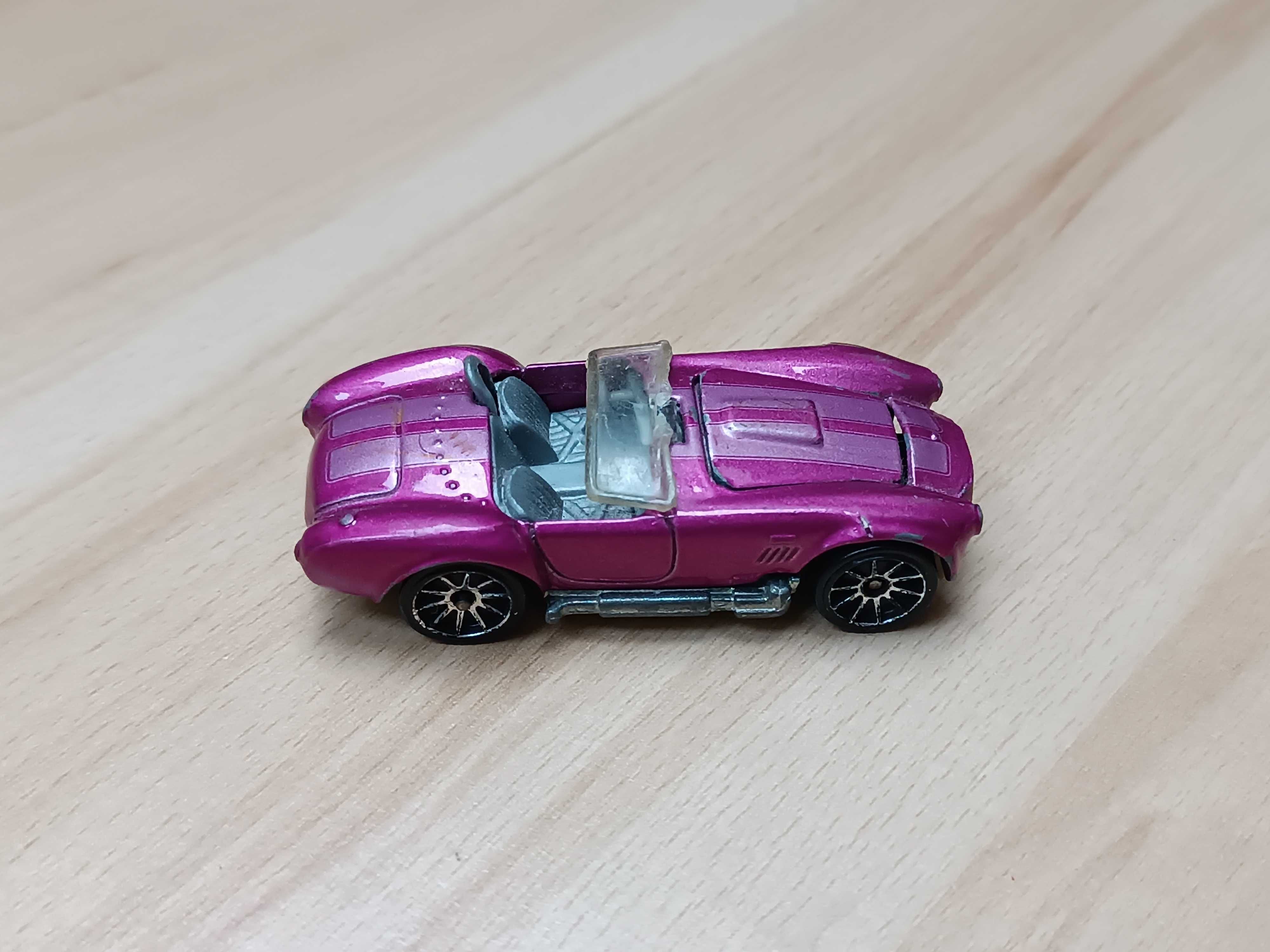 Hot wheels Mattel 1982 różowy Shelby Cobra 427 purple Samochodziki hit