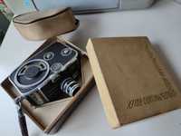 máquina de filmar vintage, suíça