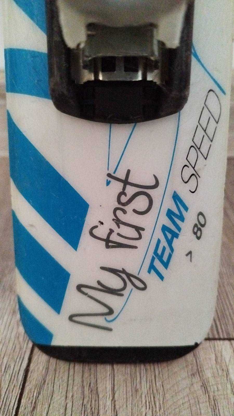 Narty dziecięce zjazdowe DYNASTAR, dł. 80 cm, używane