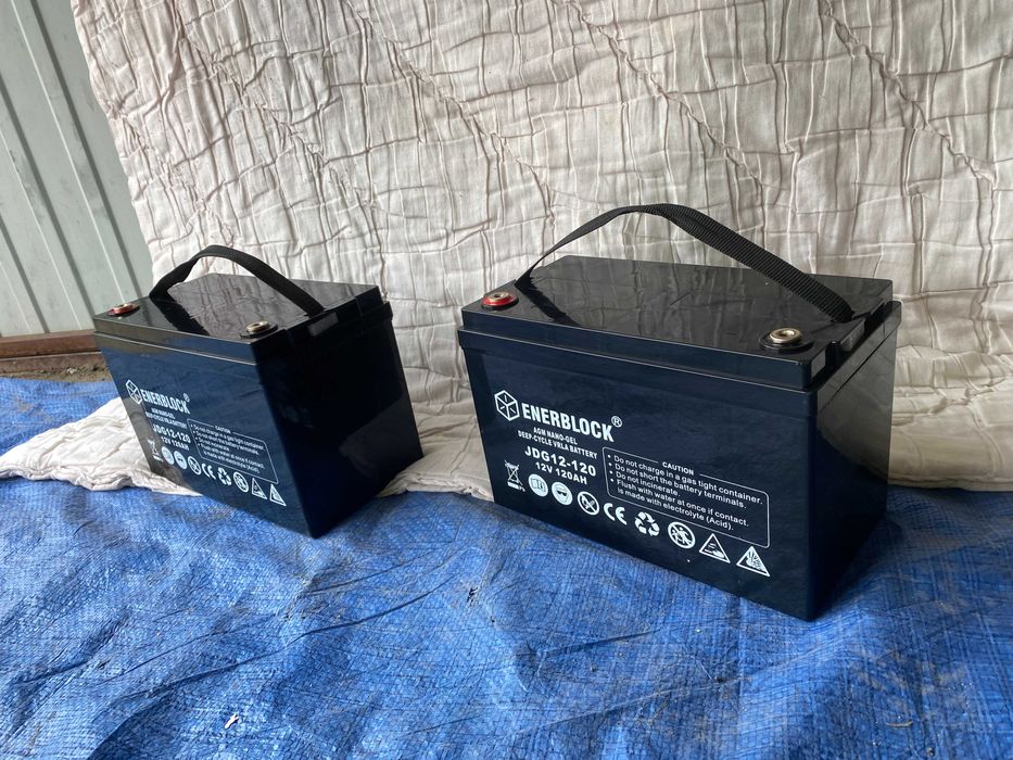 Akumulator *ENERBLOCK AGM-GEL Hybrid*12V 120Ah*KAMPER-łódz-Magazyn-UPS