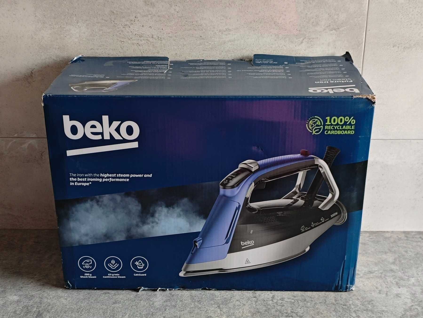 Żelazko Beko FutureIron Premium SPA9130B SoftGlide 280g/min Wysyłka