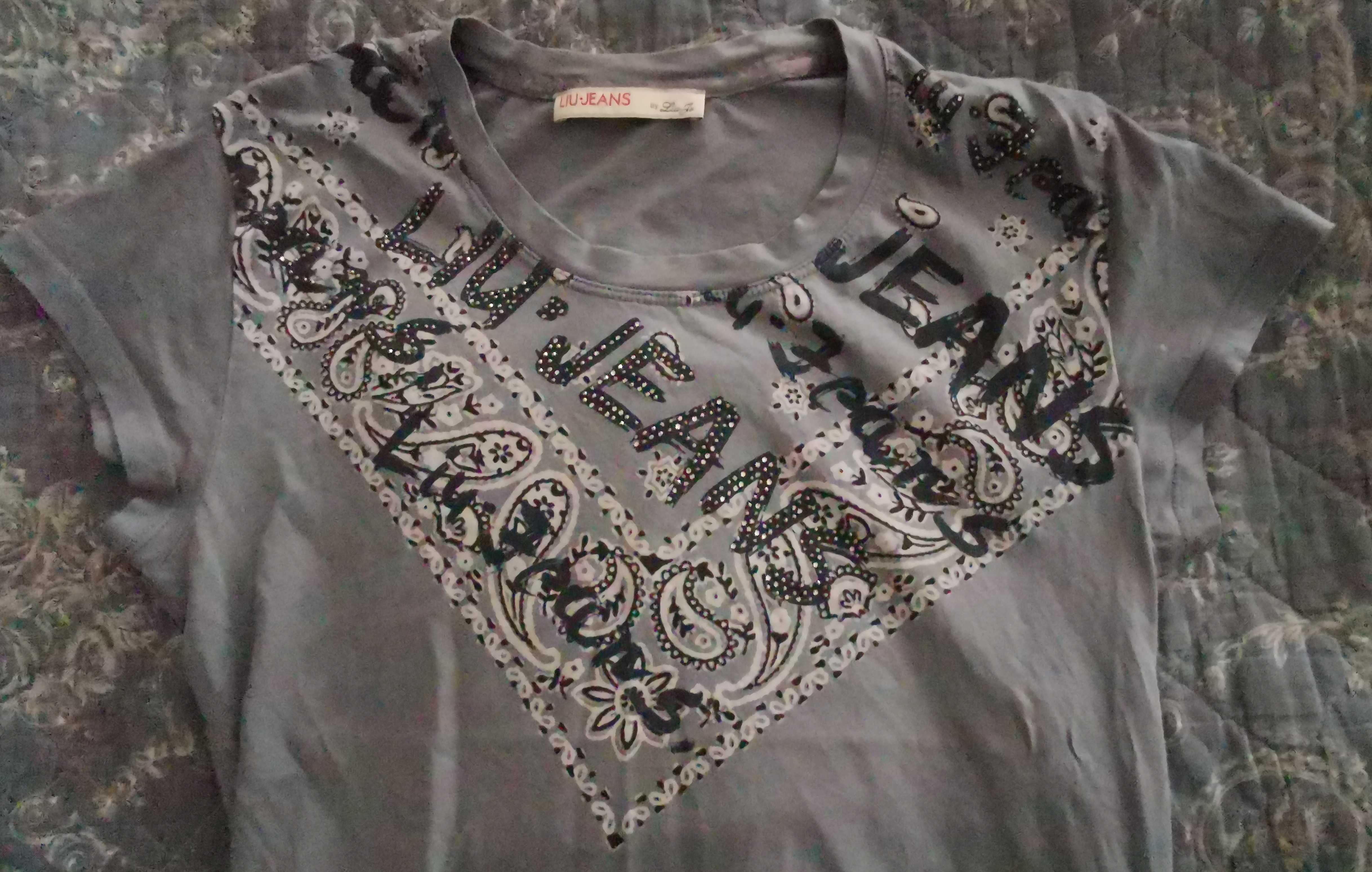 T-shirt podkoszulka LiuJo r.S bawelna boho