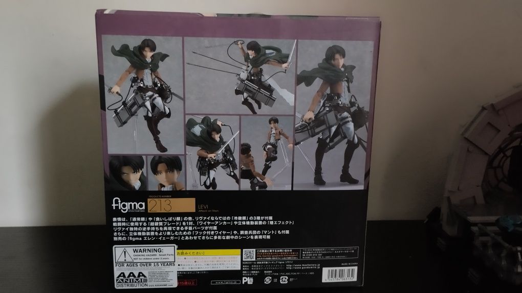 figura Figma Attack on Titan Levi Ackerman ORIGINAL