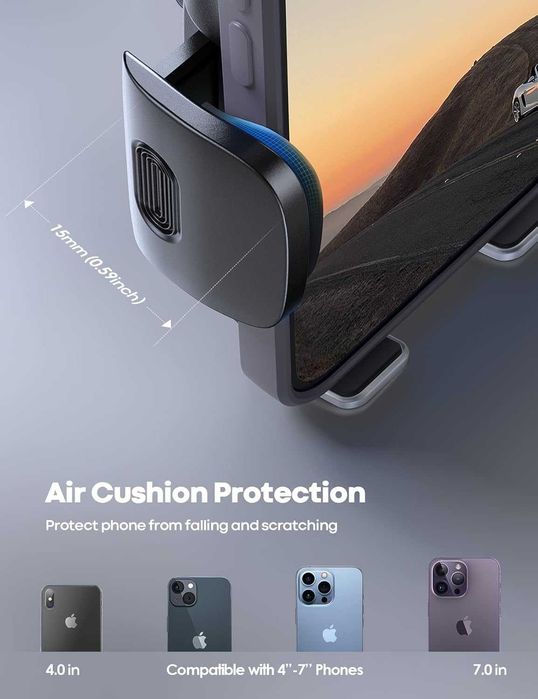 Uchwyt samochodowy Lamicall na telefon do kratki nawiewu