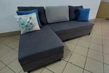 Narożnik IKEA Angsta szary sofa kanapa łóżko wersalka transport dowóz