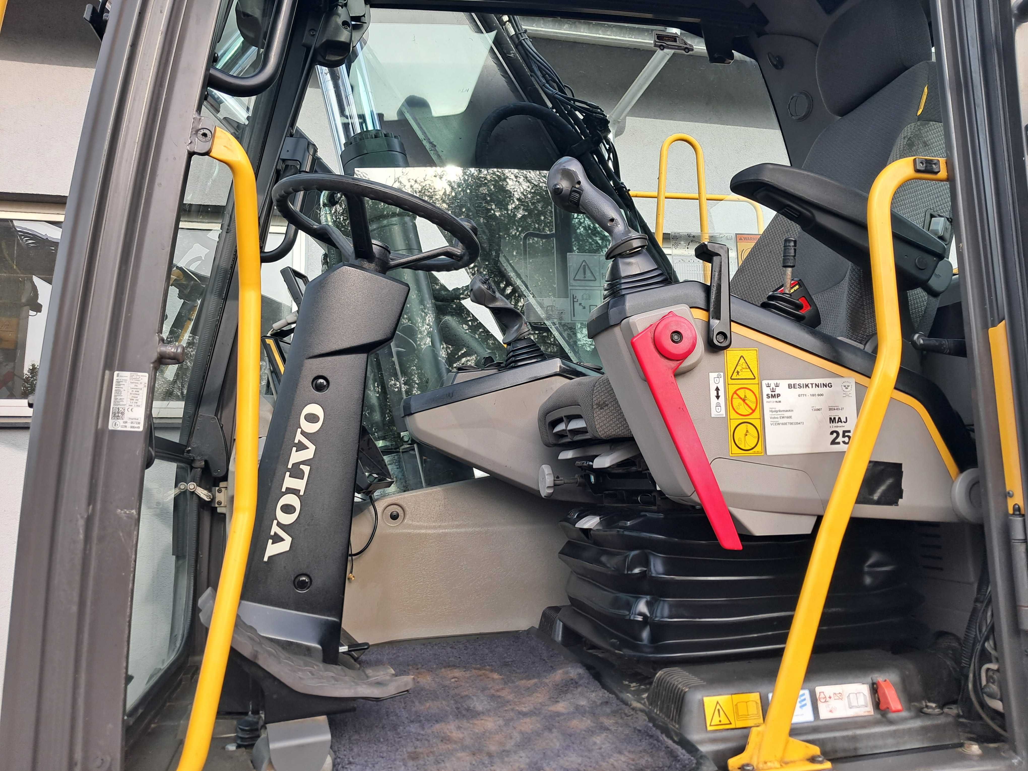 VOLVO EW 160 E ROTOTILT R6 Szczypce Indexator 2016r Oryginał GPS 3D