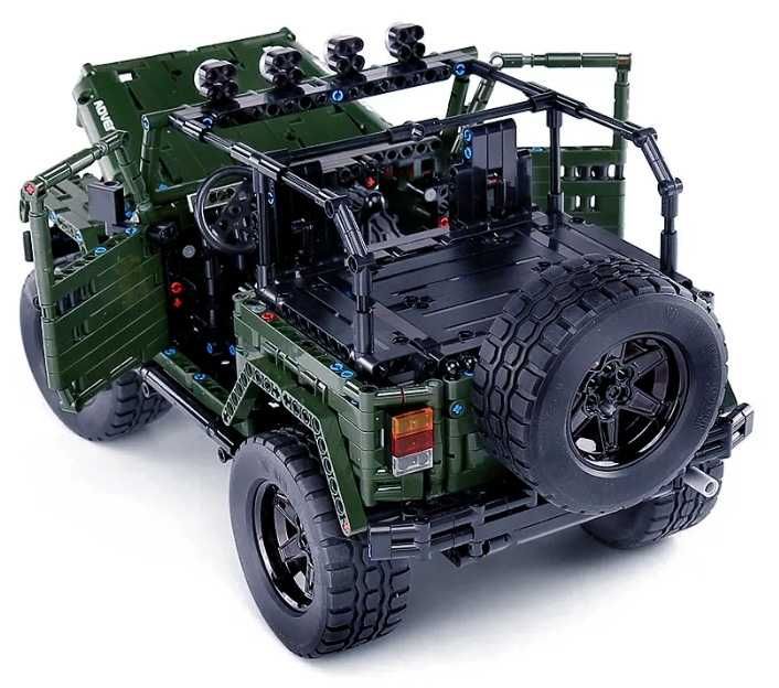 Zestaw Klocków Auto Terenowe 2078el. Zielone ZKL.13124