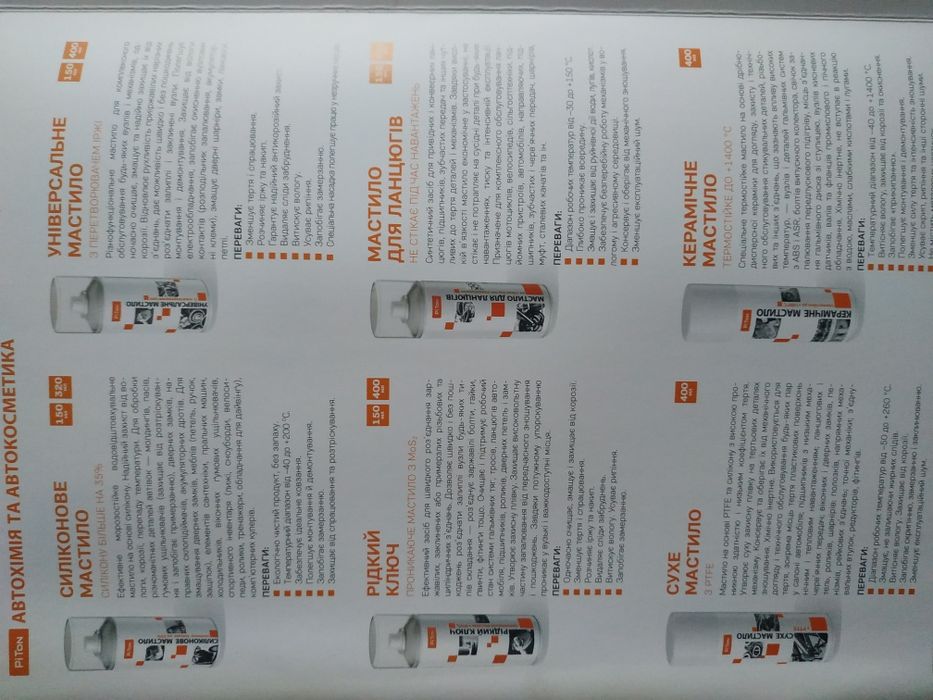 Фарби аерозольні.Краски аерозольниє в балончиках