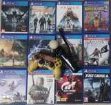 PS4 slim 1tb + 12 игр на дисках