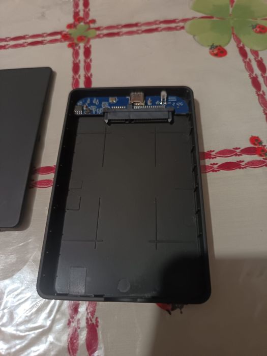 Caixa Externa para Disco Rigido 2.5 Sata Usb C  cor preta