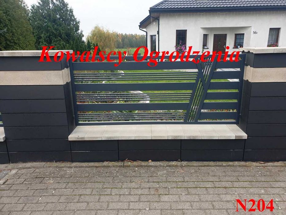Nowoczesne Ogrodzenia z Metalu Bramy Balustrady Na Wymiar Montaż