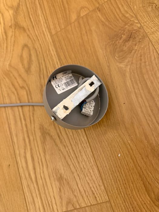 Lampa wisząca TK Lighting Brylant Gray 2227 szara E27 zwis