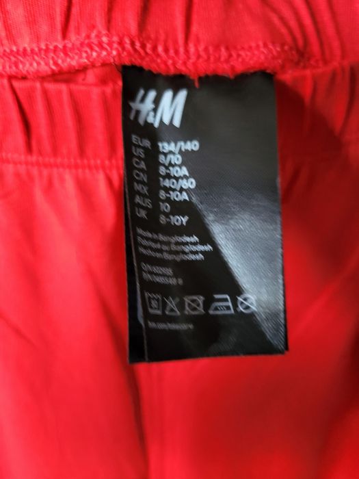 Piżama strażak h&m, rozmiar 134/140, nowa
