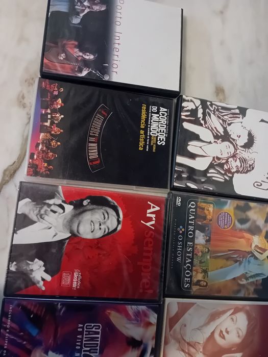 Conjunto de 14 Dvd's Música Brasileira/Portuguesa