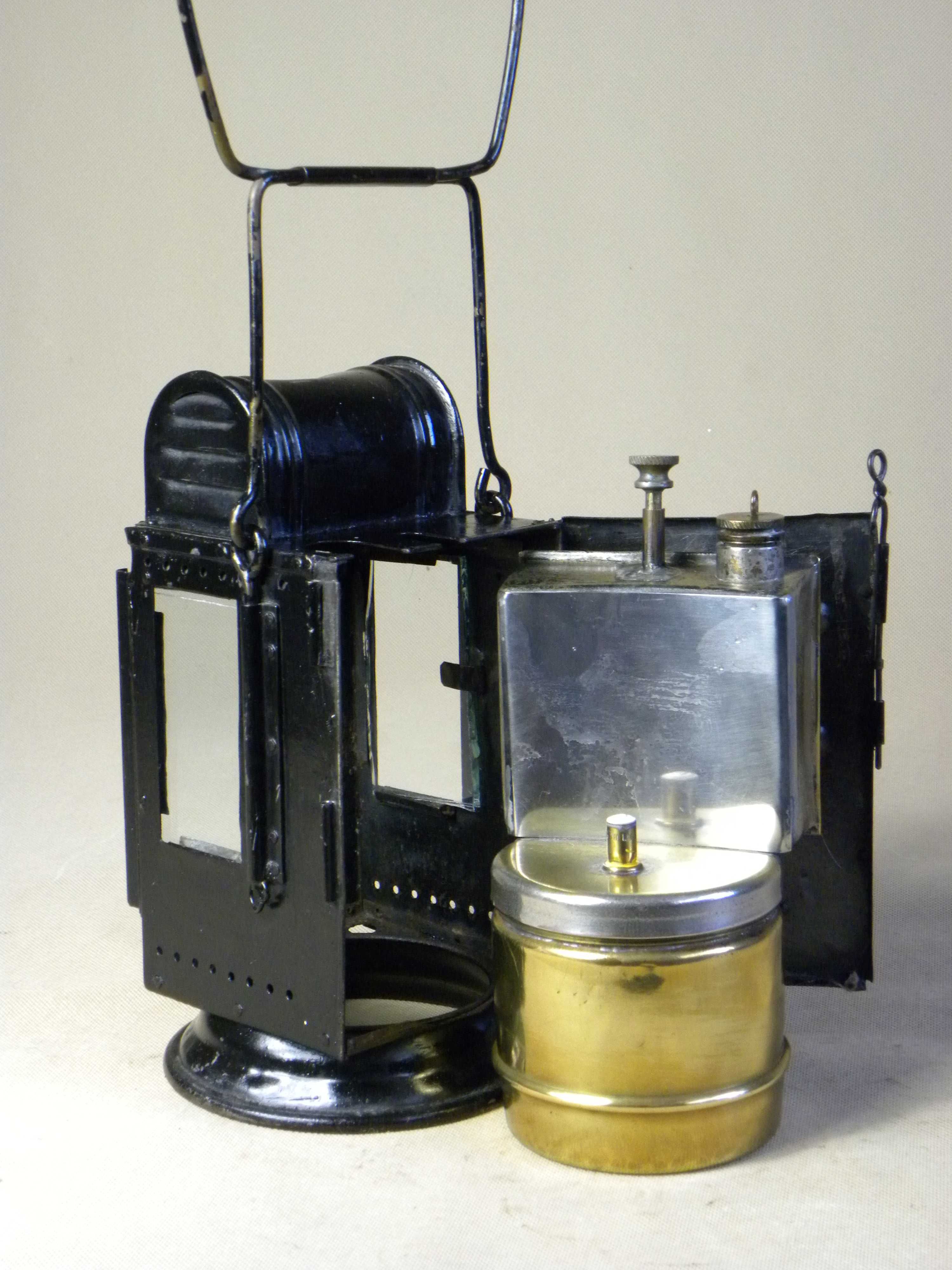 Kolekcjonerska karbidowa lampa kolejowa wz. 1948  Belgie