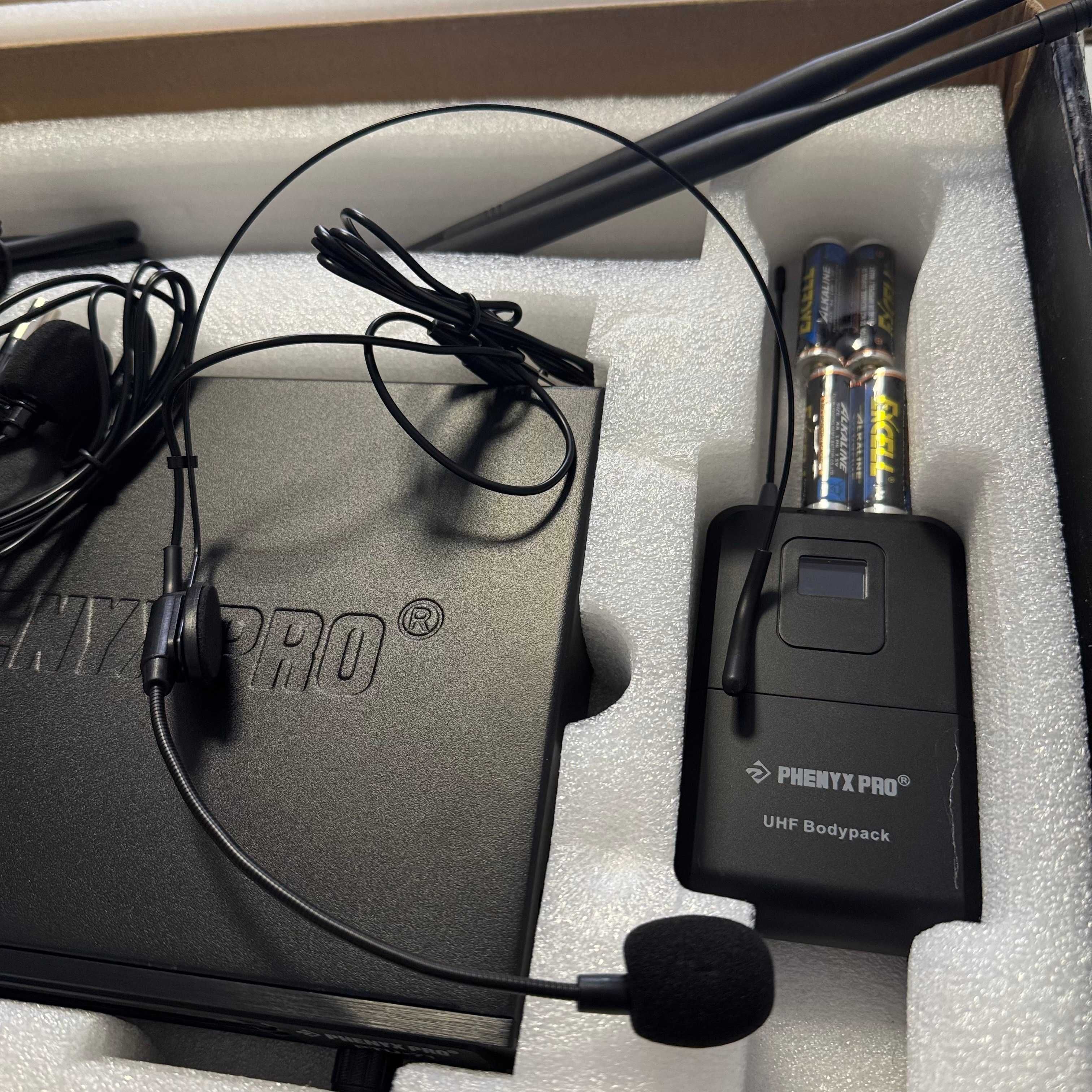 PHENYX PRO PTU 71AB System mikrofonów bezprzewodowych, bodypack