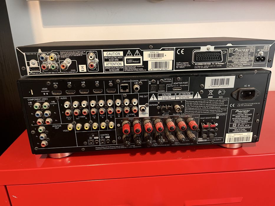 Zestaw kina domowego amplituner Pioneer VSX-920 + kolumny Jamo s606