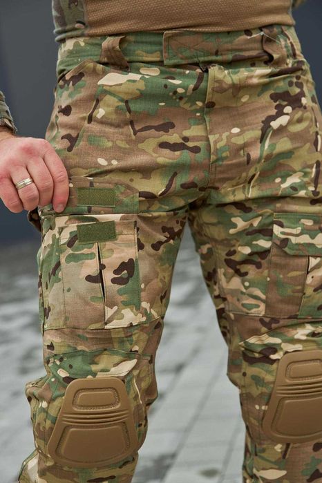 Тактичний військовий костюм на зиму G2 Мультикам S-4XL + Шапка