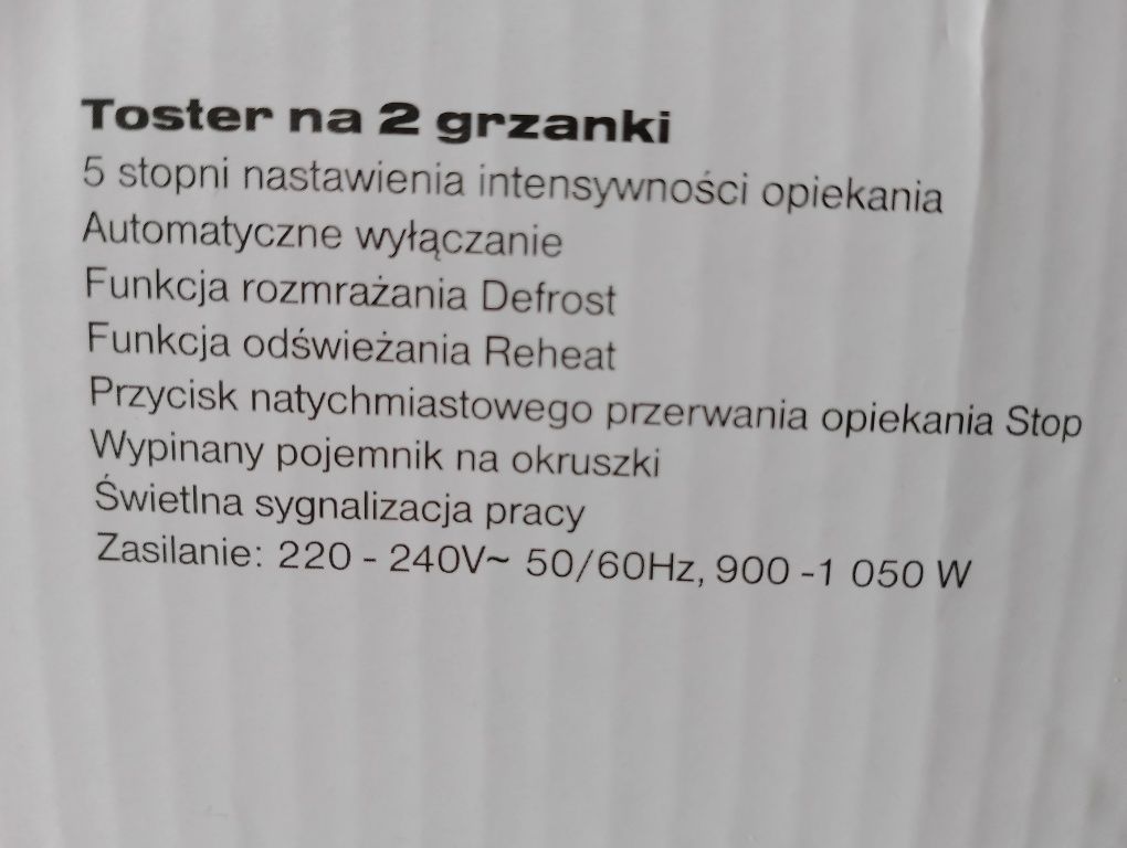 Opiekacz toster do grzanek