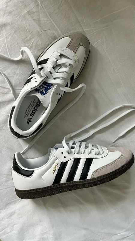 buty Adidas_Samba_OG_Cloud_Biały_Rdzeń_Czarny_Espadryle R.39