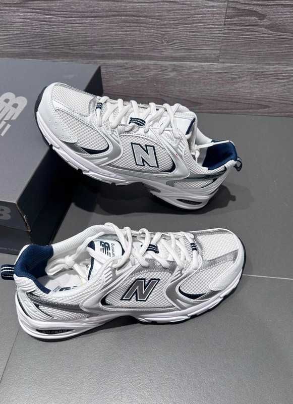 New Balance530_White Sneakersy Damskie_Moda Stylowe 38.5