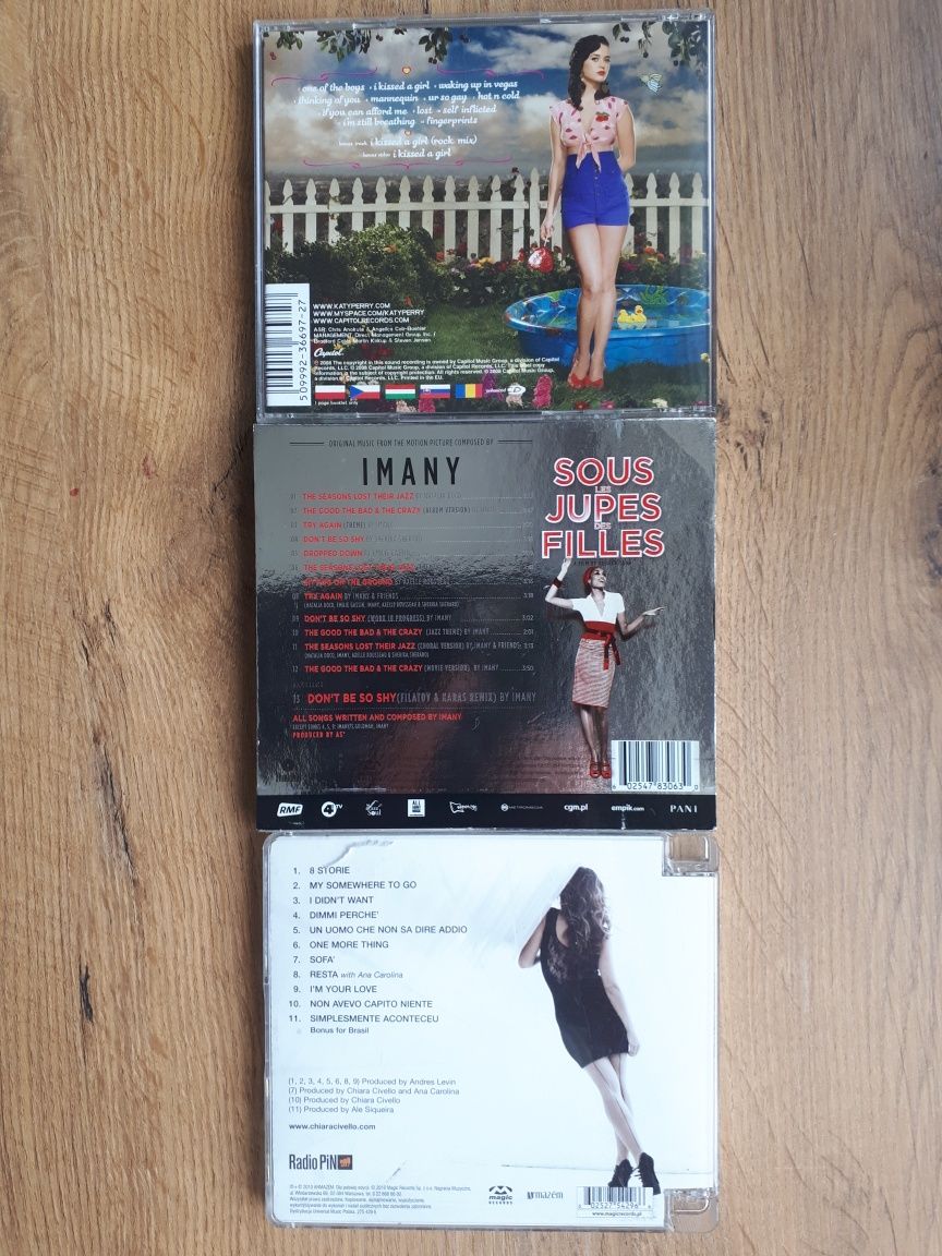 3 CD - Katy Perry IMANY Chiara Civello . Sprzęt AV . Płyty . Kasety .