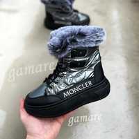 Moncler kozaki / śniegowce zimowe Rozmiar 38. Czarne. MUST HAVE