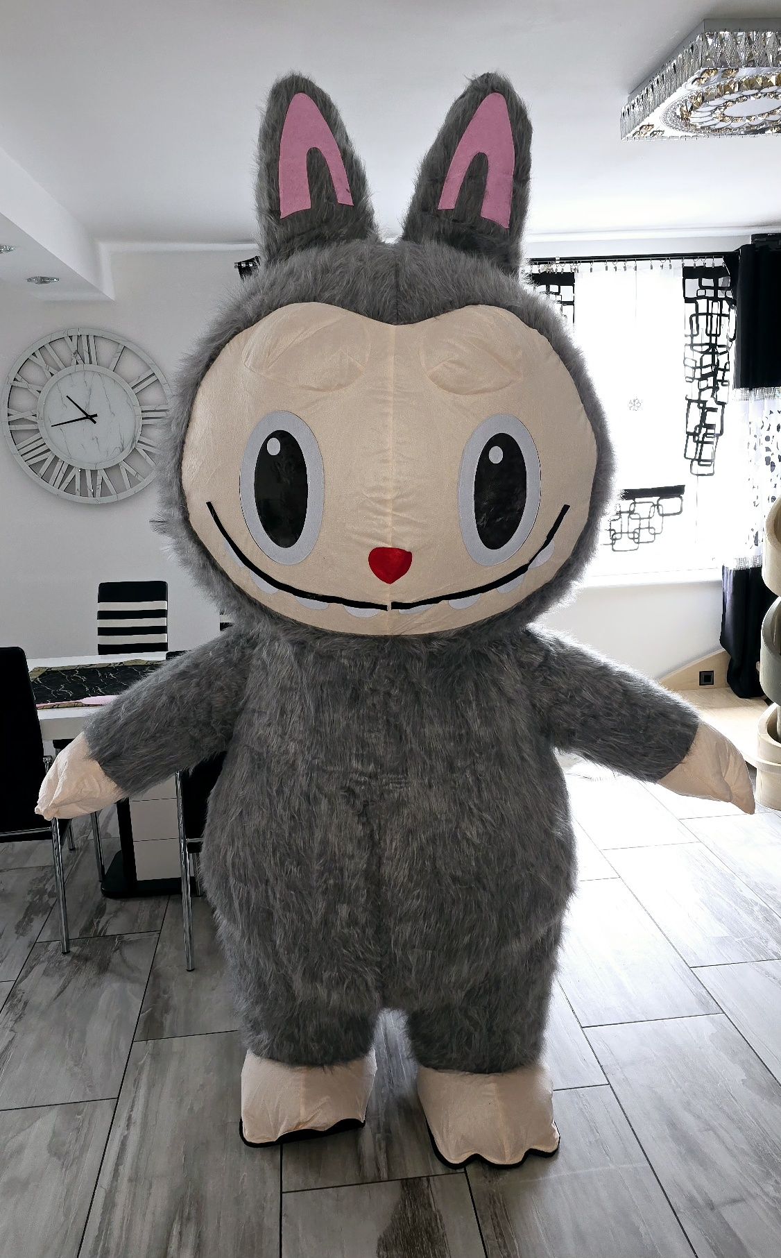 Żywa maskotka Labubu  ,Stitch Angel Kuromi Panda Biały Miś