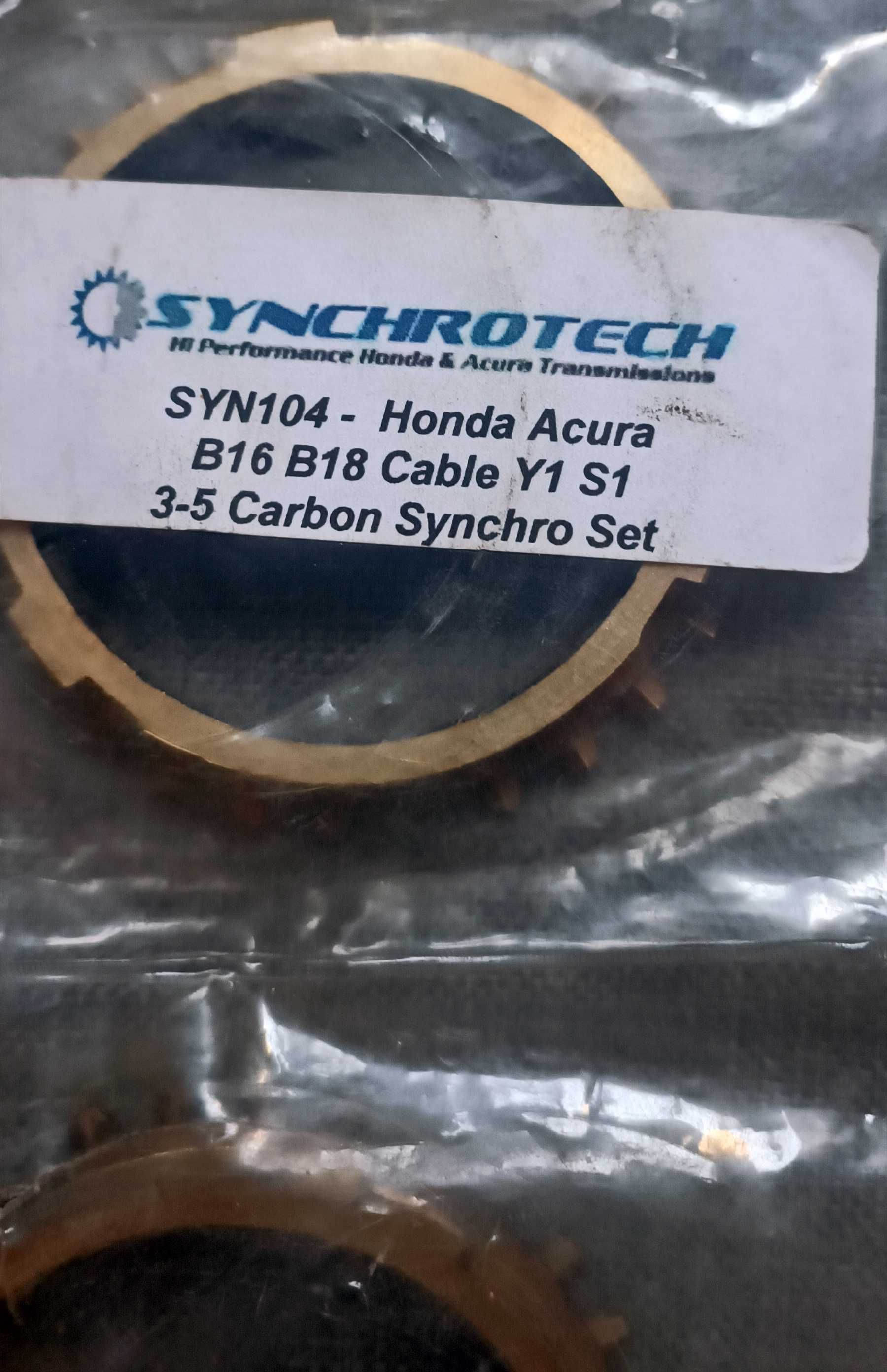 Carbonowe Synchronizatory Honda Civic CRX Integra B16 B18 Synchrotech