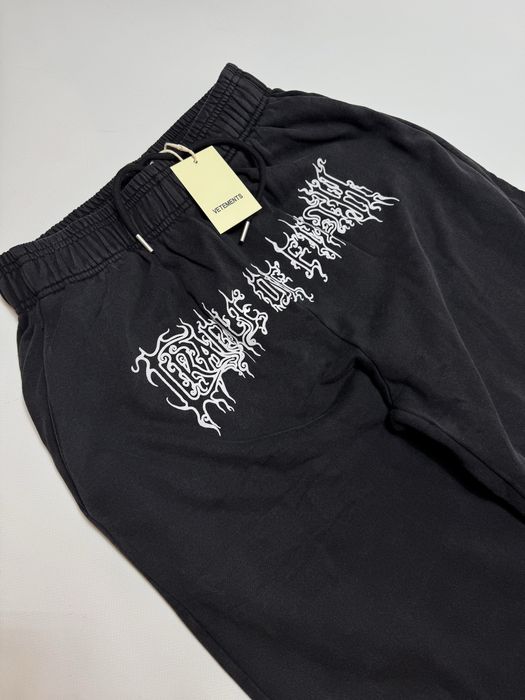 Спортивні штани Vetements Gradle Of Flith Washed black M L
