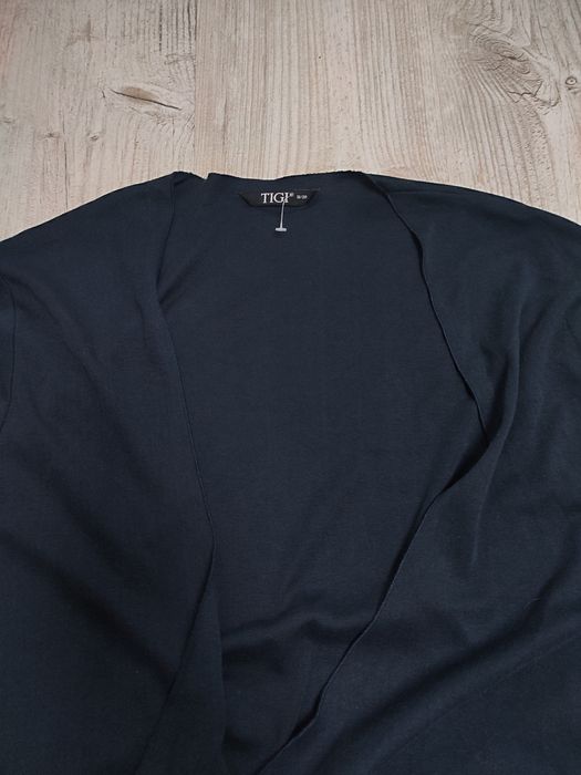 Tigi 42 44 XL XXL bluzka damska narzutka kardigan bolerko asymetria