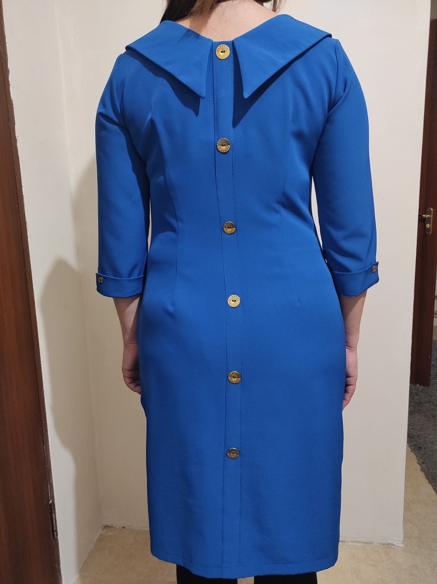 Платье женское синие