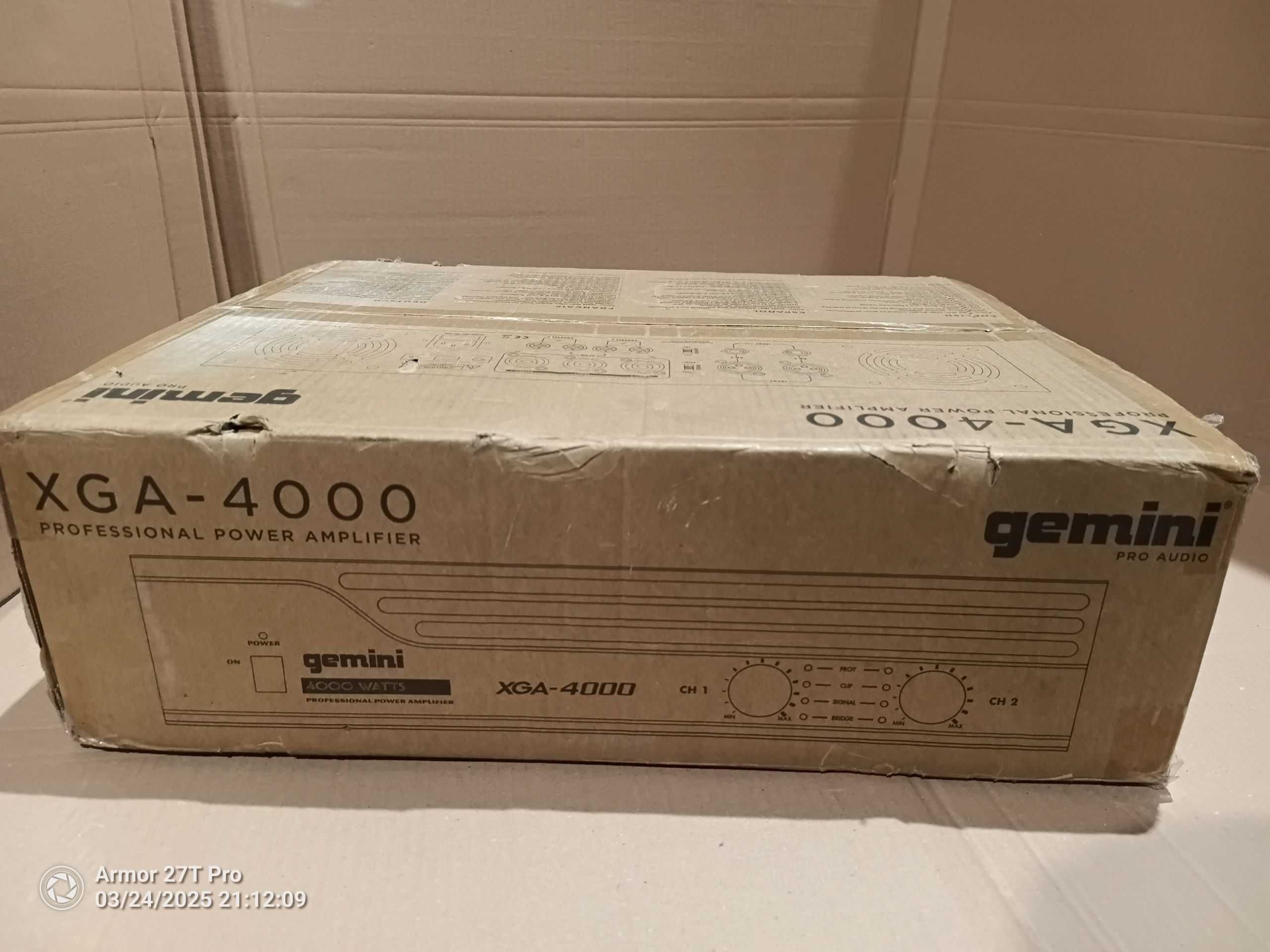 Gemini XGA-4000 wzmacniacz mocy 700 W RMS KOŃCÓWKA MOCY 4000 W