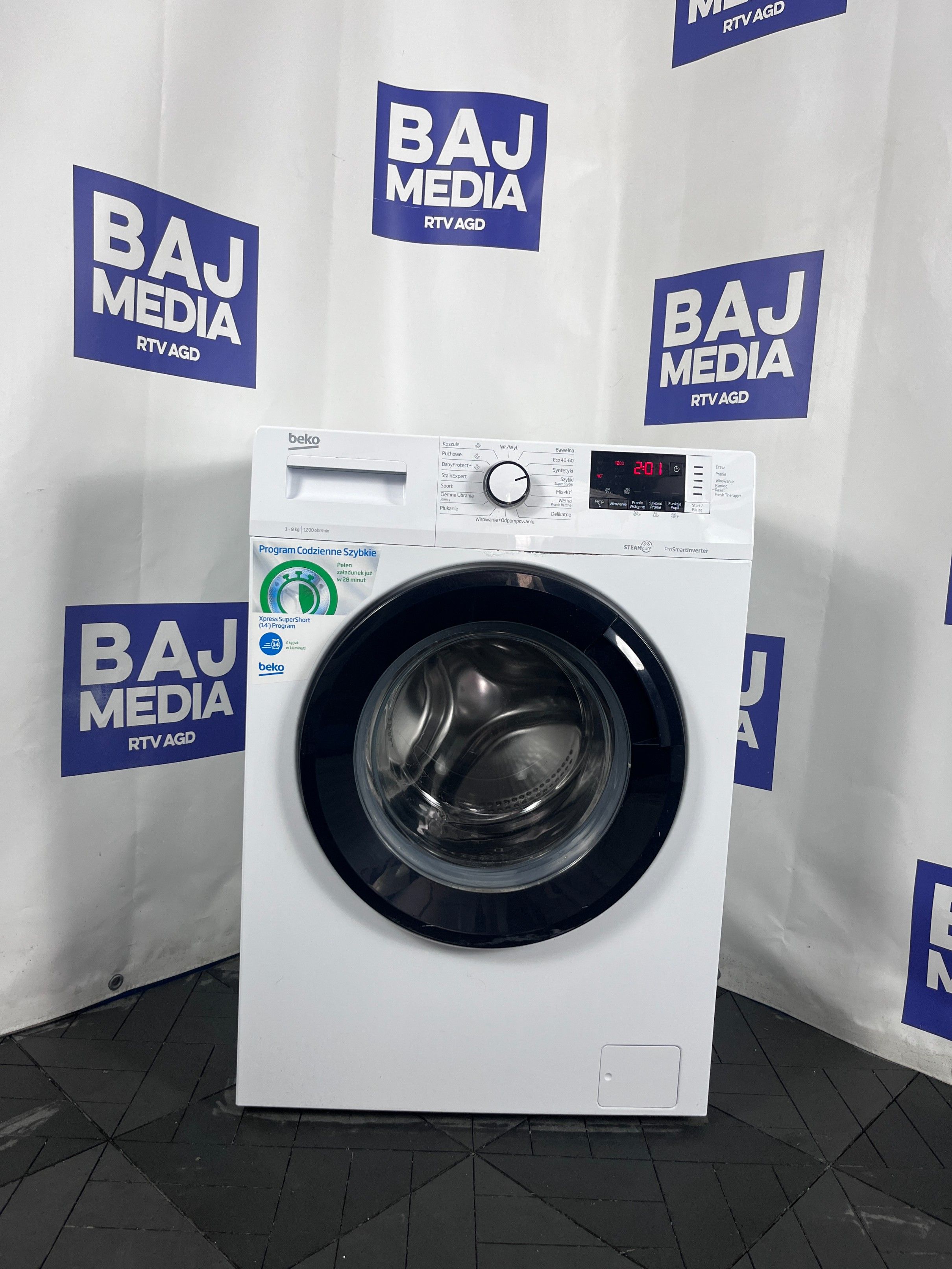 Pralka Beko Inverter Duża Pojemność 9Kg/1200/A++/Dostawa/6Mscgwarancja