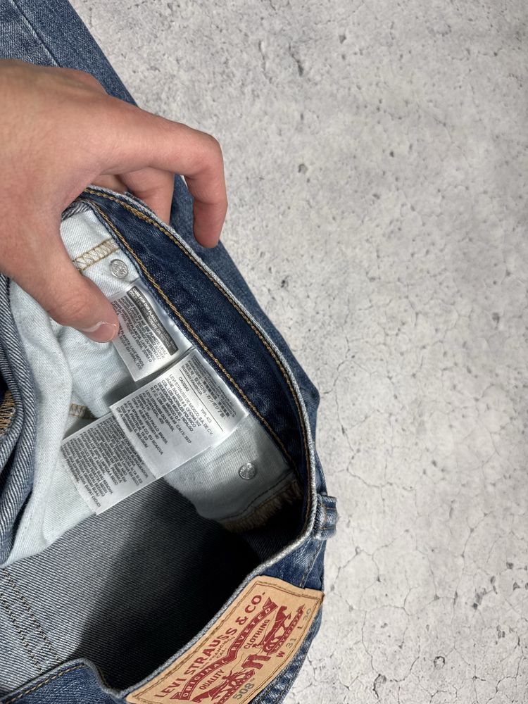 Мужские Джинсы Levis Strauss 508 31x30 Оригинал Идеал Светлые