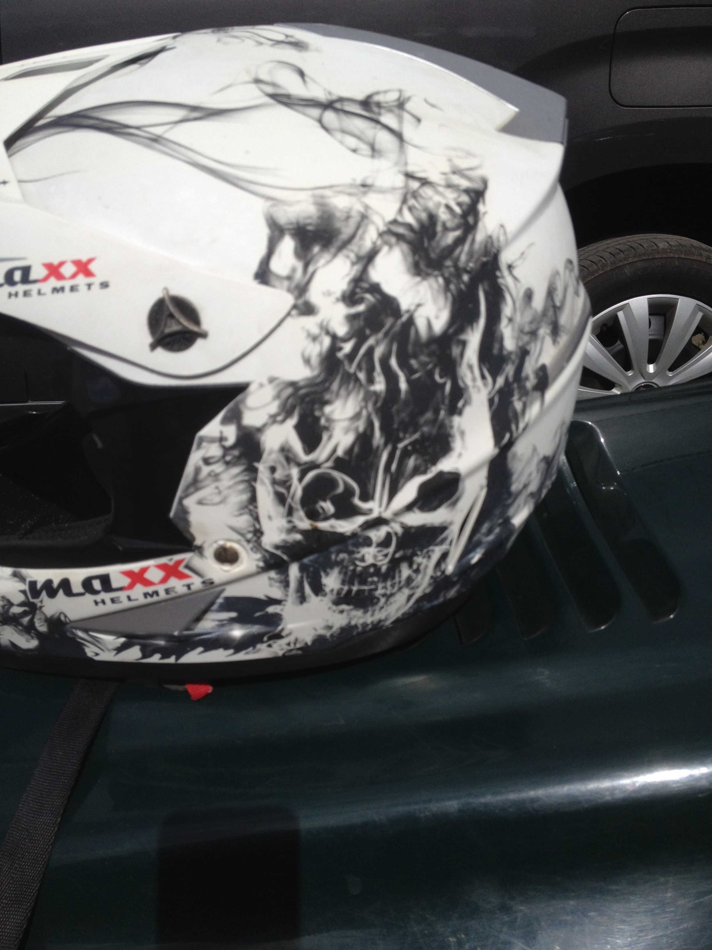 Kask cross  quad XL