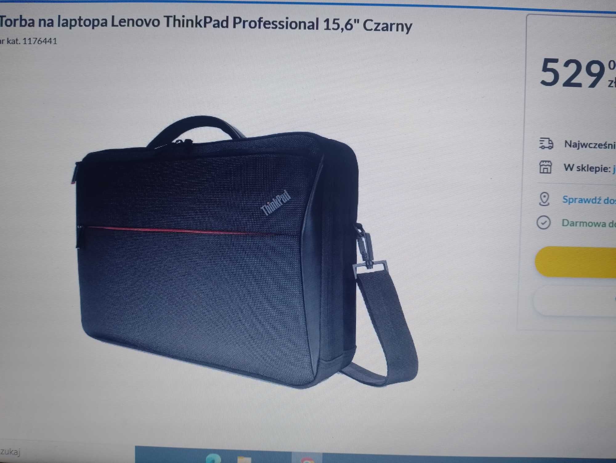 Thinkpad torba na laptopa Lenovo professional