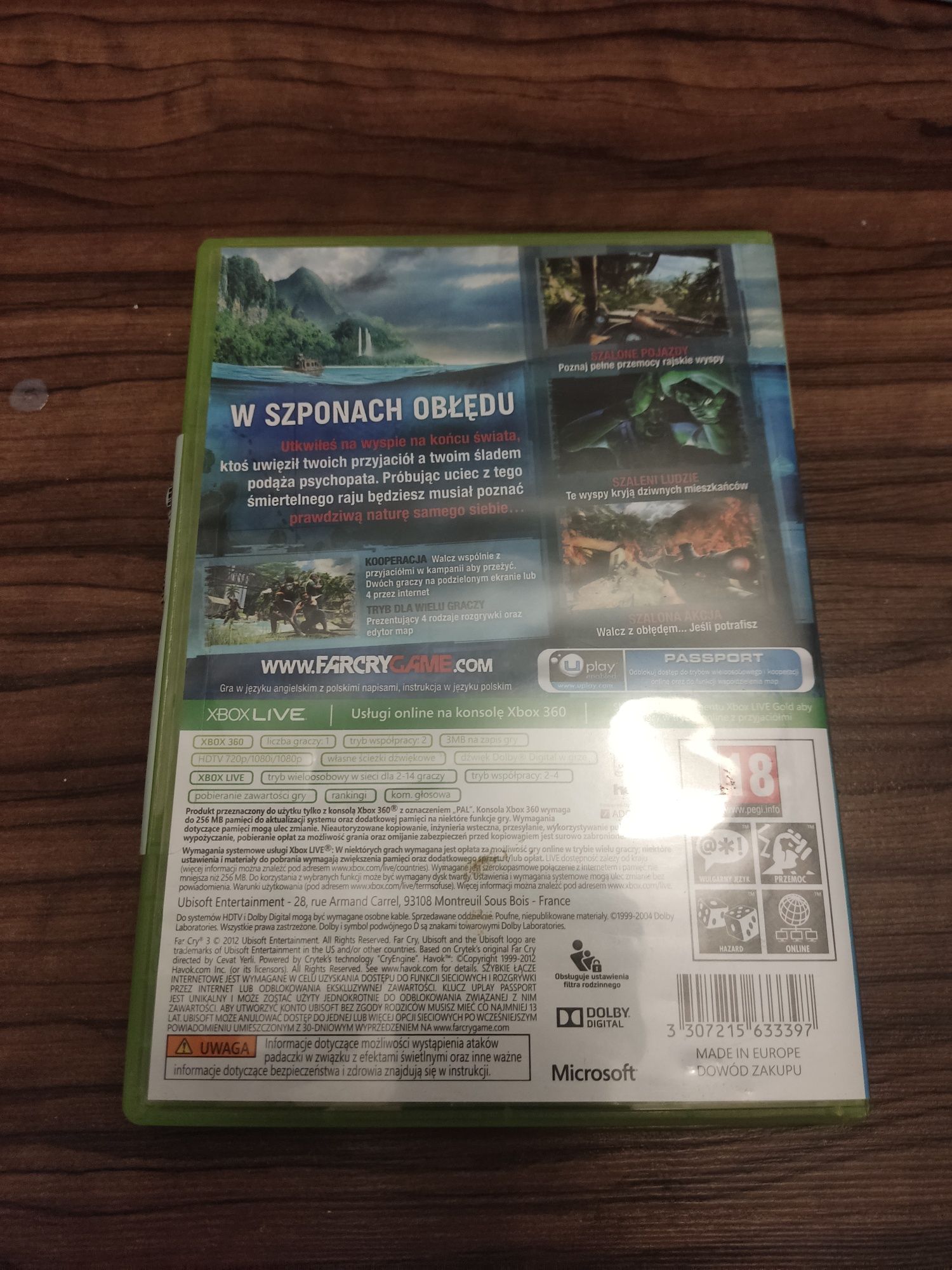 Farcry 3 gra na Xbox 360