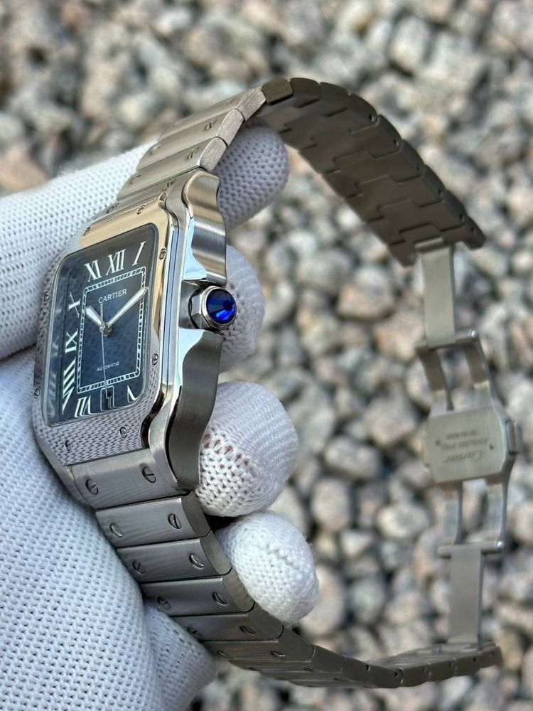 Cartier Santos Silver-Blue 1:1