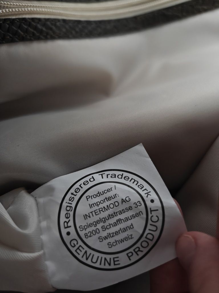 Silvio Tossi torebka brązowa na ramię do ręki vintage skórzana skóra