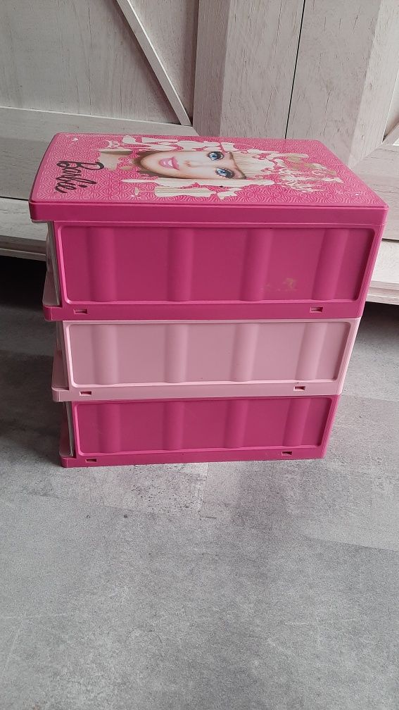 Organizer Barbie szuflady box pudelko