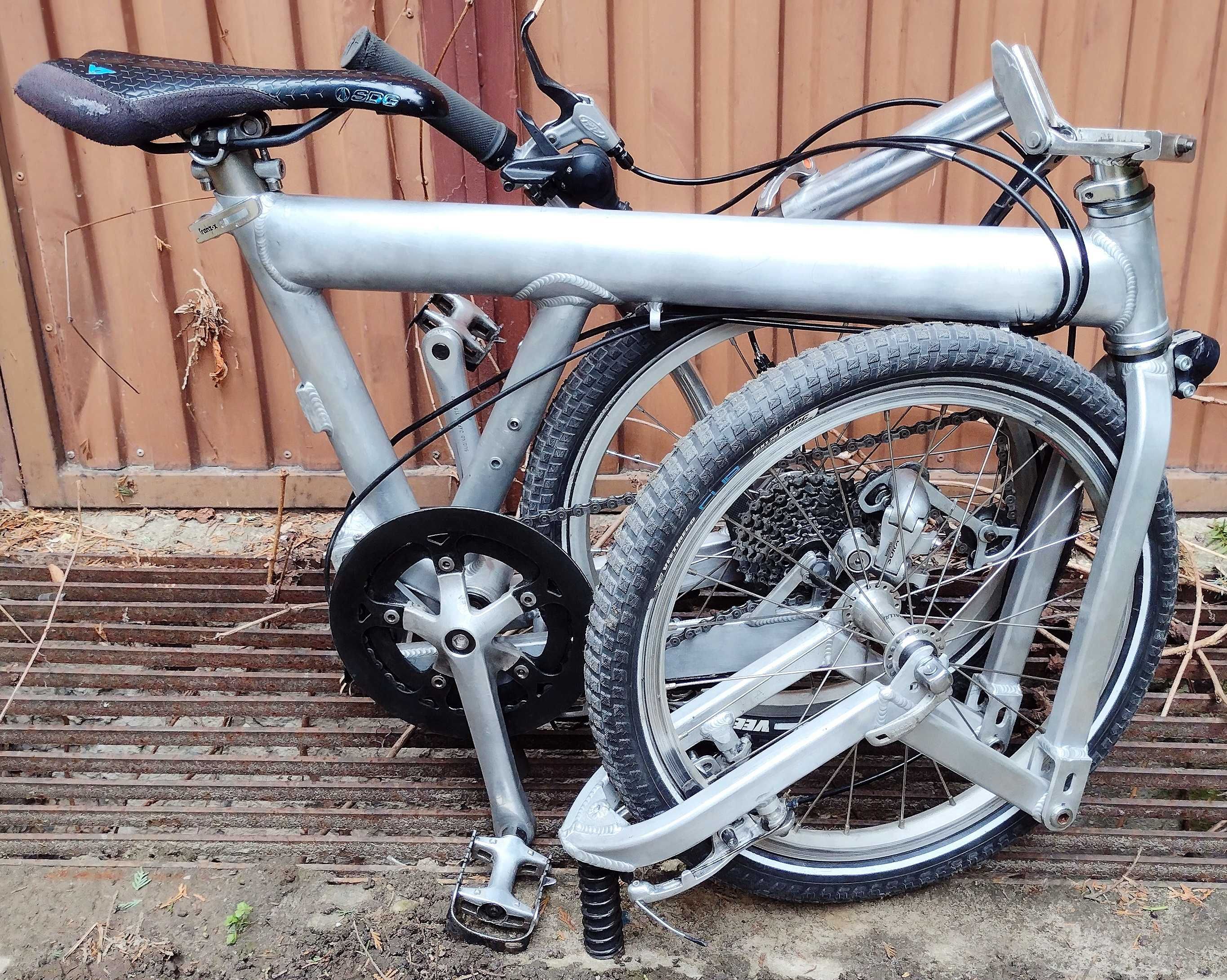 R&M BIRDY składak full-suspension brompton gravel bikepacking camper