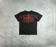 Футболка Corteiz × Slaughter Gang 21 Savage Mesh T-shirt Black
