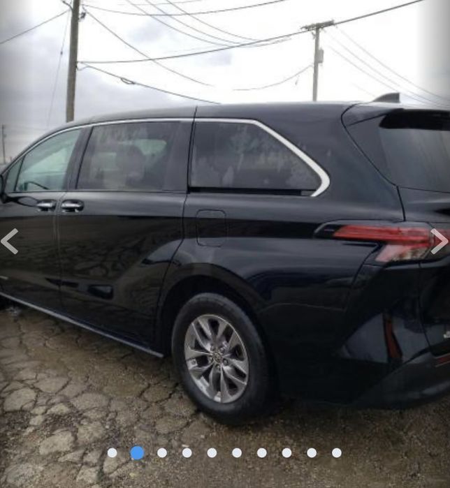 Toyota sienna 2021 hybrid xle шрот розборка запчастини