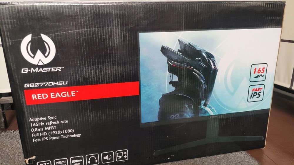 Monitor gamingowy 165hz IPS 27 cali IIYAMA G-Master GB2770HSU-B1
