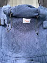 Слінг (ерго-рюкзак) з накидкою