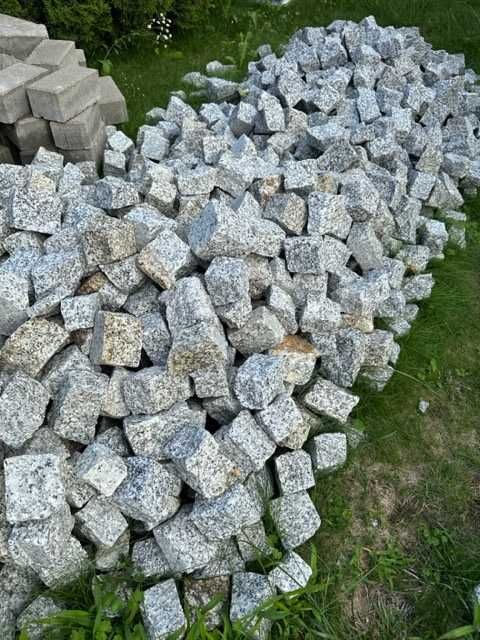 Kostka granitowa i podsypka-12,5 m- pilna sprzedaż